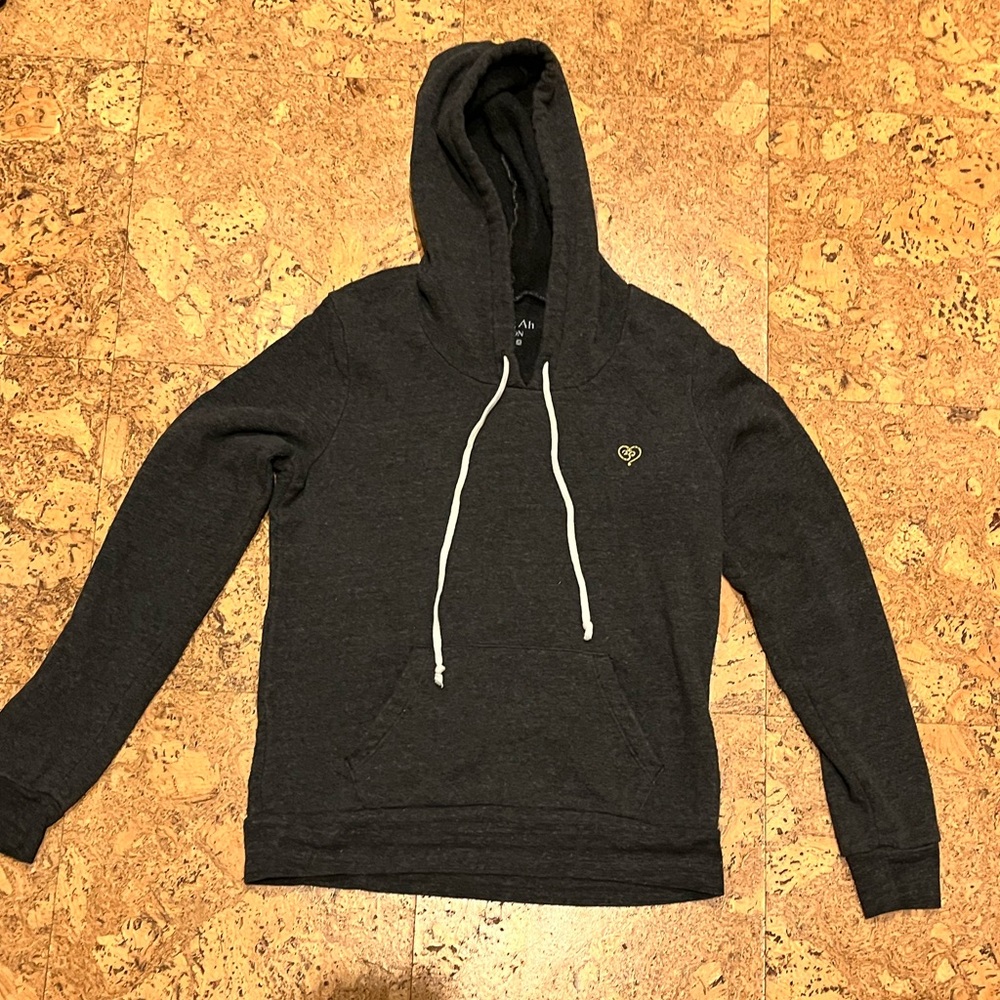 Om & Ah London Women’s Charcoal Grey Hoodie (Small)